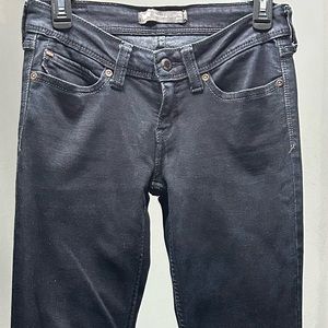 Levi's Demi Curve Low Rise Skinny Women's Jeans Size 5 Juniors Black